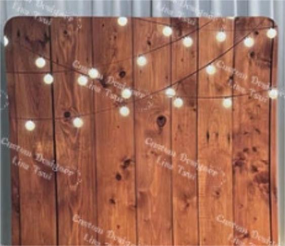 Barn Fence with lights